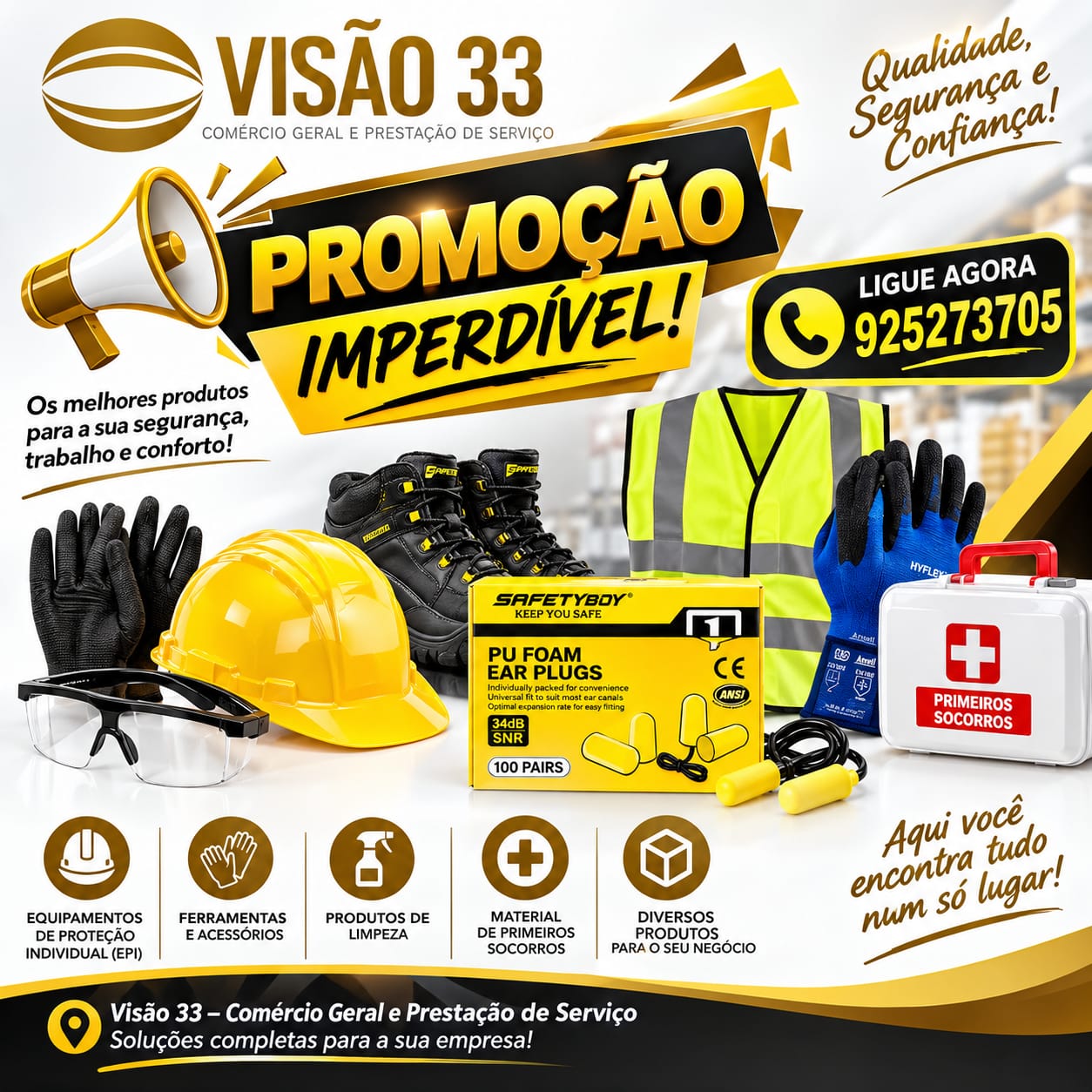 Equipamento de proteção individual — promoção